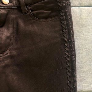 IRO leather jeans